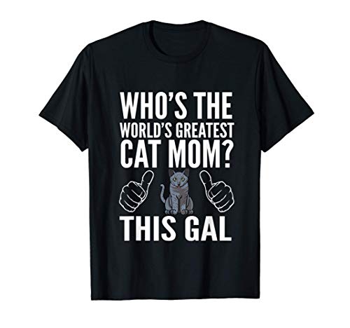La mejor madre de los gatos, esta chica rusa azul Camiseta La mejor madre de los gatos, esta chica rusa azul Camiseta