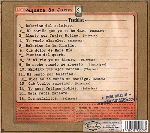 La Paquera de Jerez "Ep's 45 rpm" La Paquera de Jerez "Ep's 45 rpm"
