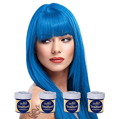 La Riche Directions Semi-Permanent Hair Colour Dye Box Of Four-Lagoon Blue by La Riche