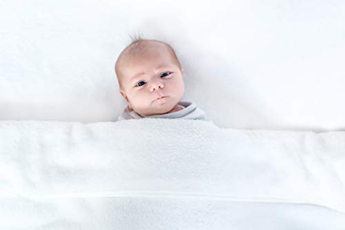 La ropa de cama de Aby completa el juego 135 X 200 CM para elegir la ropa de cama infantil de algodón de 2 piezas (Edredón y almohada (sin funda) JUEGO DE 2 PIEZAS) (Blanco, 100 x 135 cm)