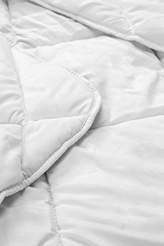 La ropa de cama de Aby completa el juego 135 X 200 CM para elegir la ropa de cama infantil de algodón de 2 piezas (Edredón y almohada (sin funda) JUEGO DE 2 PIEZAS) (Blanco, 100 x 135 cm)