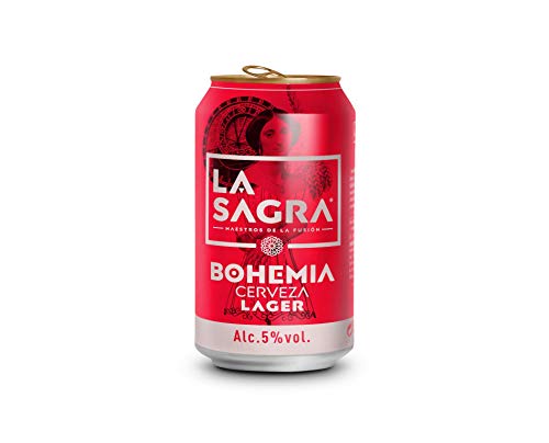 La Sagra Bohemia Cerveza Lager estilo Pilsener -pack 24 latas x 330 ml - Total: 7920 ml La Sagra Bohemia Cerveza Lager estilo Pilsener -pack 24 latas x 330 ml - Total: 7920 ml