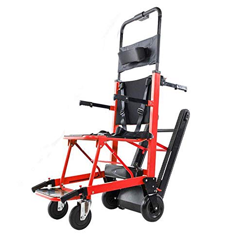 La silla de ruedas eléctrica plegable puede subir escaleras. Silla de ruedas portátil. Viaje ligero, para discapacitados y ancianos. Sube y baja la escalera completamente automática.,Rojo La silla de ruedas eléctrica plegable puede subir escaleras. Silla de ruedas portátil. Viaje ligero, para discapacitados y ancianos. Sube y baja la escalera completamente automática.,Rojo