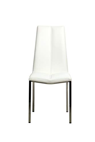 La Silla Española Ourense Silla, Telas, Blanco, 94 cm (Alto) x 43,5 cm (Ancho) x 58 cm (Profundidad) La Silla Española Ourense Silla, Telas, Blanco, 94 cm (Alto) x 43,5 cm (Ancho) x 58 cm (Profundidad)