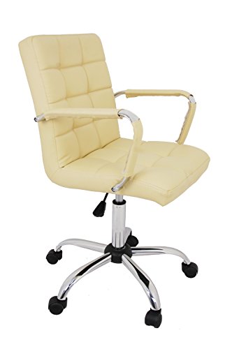 La Silla Española Tenerife Silla con Ruedas, Piel_sintética, Beige, 59x54x101 cm La Silla Española Tenerife Silla con Ruedas, Piel_sintética, Beige, 59x54x101 cm
