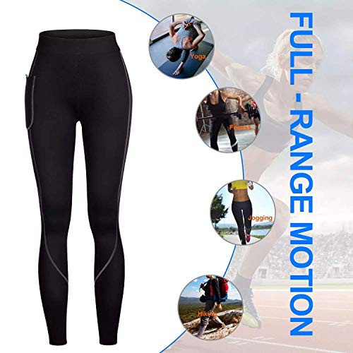 【La última Versión Original 2020】Pantalones para Adelgazar, Mallas Deportivas Mujer, Pantalón de Sudoración Adelgazantes, Leggins Anticeluliticos Fitness, Mallas Termicas de Neopreno de Deporte