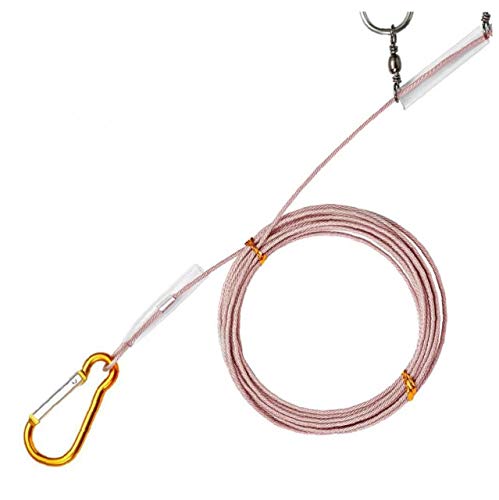 LAANCOO Peces Vivos Hebilla de la Cerradura Alambre de Acero Inoxidable acortar el Sistema de flotabilidad Barra de Botones Colgantes Pescado Stringer, Kit de Orange LAANCOO Peces Vivos Hebilla de la Cerradura Alambre de Acero Inoxidable acortar el Sistema de flotabilidad Barra de Botones Colgantes Pescado Stringer, Kit de Orange