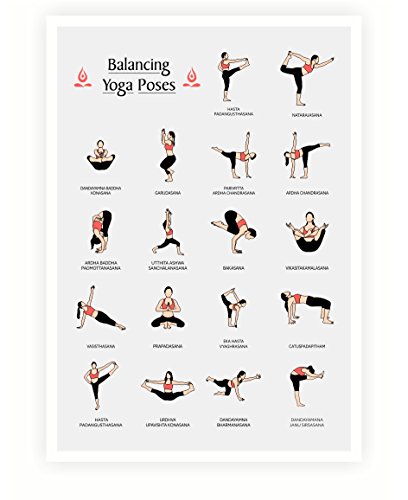 Lab NO 4 Balancing Yoga Poses and Asanas Poster in A3 Size Lab NO 4 Balancing Yoga Poses and Asanas Poster in A3 Size