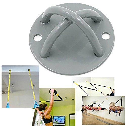 LABABE Functional Soporte Suspensión Entrenamiento en suspensión techo fijación para cualquier modelo de Soporte para montaje en pared / techo el gimnasio Home Cintas de suspensión Fitness Training