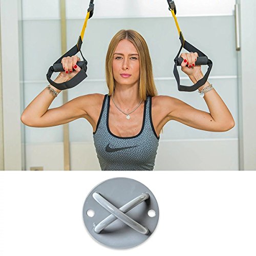 LABABE Functional Soporte Suspensión Entrenamiento en suspensión techo fijación para cualquier modelo de Soporte para montaje en pared / techo el gimnasio Home Cintas de suspensión Fitness Training