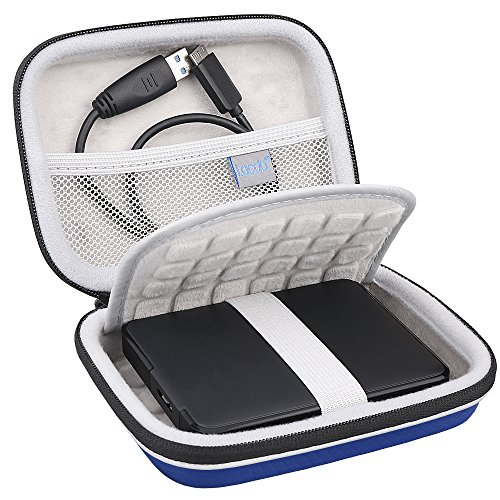 Lacdo Estuche de Disco Duro para Western Digital WD My Passport Ultra WD Elements WD P10 Game Disco Duro Externo Portátil 1TB 2TB 3TB 4TB 5TB USB 3,0 2,5" HDD Bolsa de Viaje Antigolpes, Azul Lacdo Estuche de Disco Duro para Western Digital WD My Passport Ultra WD Elements WD P10 Game Disco Duro Externo Portátil 1TB 2TB 3TB 4TB 5TB USB 3,0 2,5" HDD Bolsa de Viaje Antigolpes, Azul