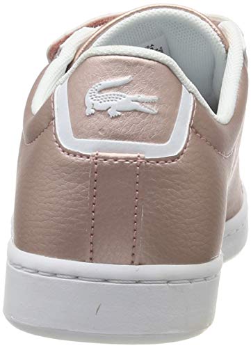 Lacoste Carnaby EVO Strap 319 2 Su, Zapatillas Unisex Adulto, Rosa (Pink/White F50), 37 EU