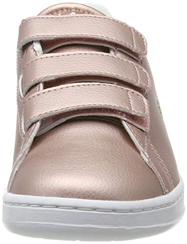 Lacoste Carnaby EVO Strap 319 2 Su, Zapatillas Unisex Adulto, Rosa (Pink/White F50), 37 EU