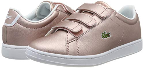 Lacoste Carnaby EVO Strap 319 2 Su, Zapatillas Unisex Adulto, Rosa (Pink/White F50), 37 EU