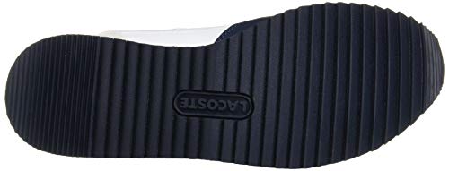 Lacoste Partner Piste 01201 SMA, Zapatillas Hombre, Blanc Wht Nvy, 44 EU Lacoste Partner Piste 01201 SMA, Zapatillas Hombre, Blanc Wht Nvy, 44 EU