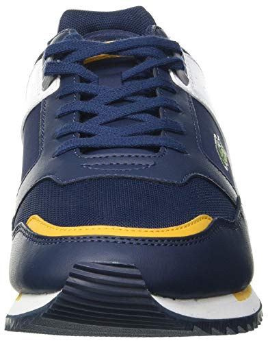 Lacoste Partner Piste 01201 SMA, Zapatillas para Hombre, Bleu Nvy YLW, 41 EU Lacoste Partner Piste 01201 SMA, Zapatillas para Hombre, Bleu Nvy YLW, 41 EU