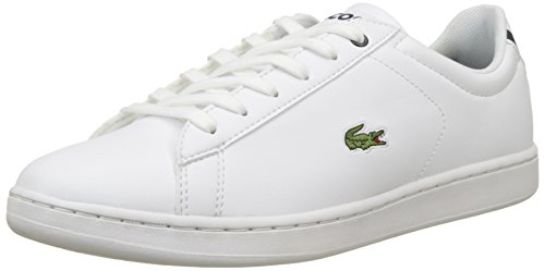 Lacoste Sport Carnaby EVO BL 1 SPJ, Bajos Infantil, Multicolor (Wht/nvy), 38 EU ( 5 UK )