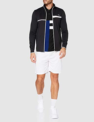 Lacoste Sport Dh2025 Camisa de Polo, Negro/Blanco Cosmic-Blanc, 3XL para Hombre Lacoste Sport Dh2025 Camisa de Polo, Negro/Blanco Cosmic-Blanc, 3XL para Hombre