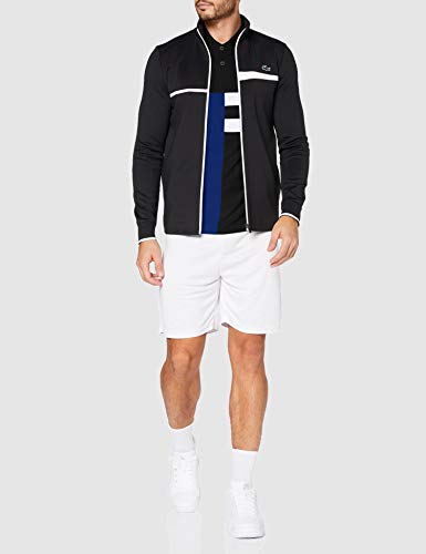 Lacoste Sport Dh2025 Camisa de Polo, Negro/Blanco Cosmic-Blanc, 3XL para Hombre