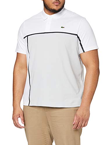 Lacoste Sport Yh4770 Polo, Blanco (Blanc/Calluna-Blanc-Noir Rey), XXX-Large (Talla del Fabricante: 8) para Hombre Lacoste Sport Yh4770 Polo, Blanco (Blanc/Calluna-Blanc-Noir Rey), XXX-Large (Talla del Fabricante: 8) para Hombre