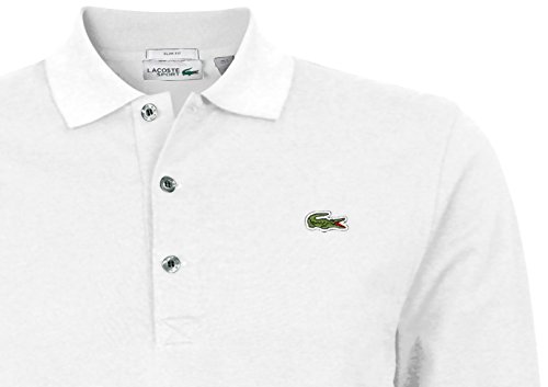 Lacoste Sport YH9521 Camisa de Polo, Blanc, XL para Hombre