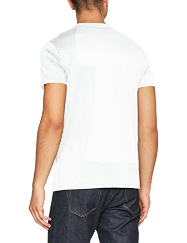 Lacoste TH6709, Camiseta para Hombre, Blanco (Blanc), M (Talla del fabricante: 4)