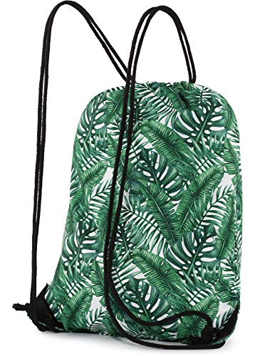 Ladeheid Mochila con Cordón Impermeable Mujer LABG05 (Palmas Exóticas-7) Ladeheid Mochila con Cordón Impermeable Mujer LABG05 (Palmas Exóticas-7)