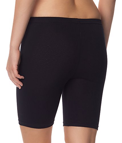 Ladeheid Pantalones Piratas Cortos Leggins 1/2 Ropa Deportiva Mujer LAMA04 (Negro13, 2XL/3XL)