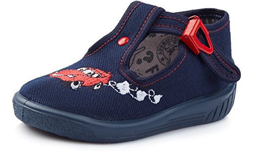 Ladeheid Zapatillas Zapatos Calzado Unisexo Niños LARW001 (Azul Marino/Auto, 26 EU)