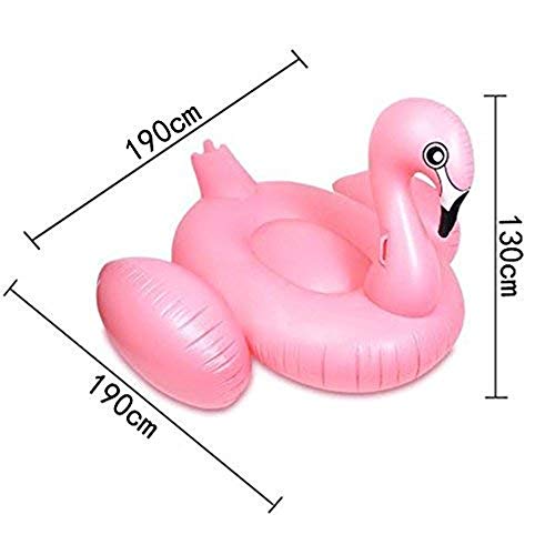 Lady of Luck Inflable Gigante Flamencos, Flotador de para Piscina Adecuado para la Familia Usted con Pileta Disfrute de Sus Agradables Vacaciones con su Familia y Sus Hijos