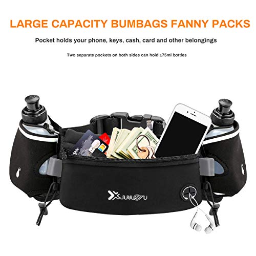 Laelr Activ Riñonera Deportiva con Botellas de Agua, Bolsa Impermeable para el Paquete de la Cintura Se Adapta a los iPhones Bolsa Ajustable para Maratón Running Senderismo Ciclismo Laelr Activ Riñonera Deportiva con Botellas de Agua, Bolsa Impermeable para el Paquete de la Cintura Se Adapta a los iPhones Bolsa Ajustable para Maratón Running Senderismo Ciclismo