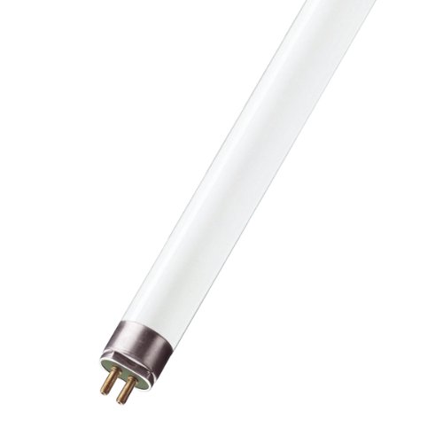 Laes 980356 Bombilla Mini Fluorescente T5 G5, 8 W, Blanco, 16 x 302.5 mm