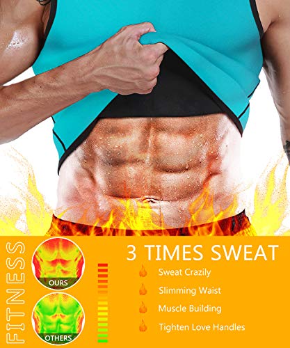 LaLaAreal Faja Reductora Adelgazante Hombre Neopreno Camiseta Reductora Compresion de Sauna Deportivo LaLaAreal Faja Reductora Adelgazante Hombre Neopreno Camiseta Reductora Compresion de Sauna Deportivo