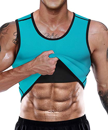 LaLaAreal Faja Reductora Adelgazante Hombre Neopreno Camiseta Reductora Compresion de Sauna Deportivo LaLaAreal Faja Reductora Adelgazante Hombre Neopreno Camiseta Reductora Compresion de Sauna Deportivo