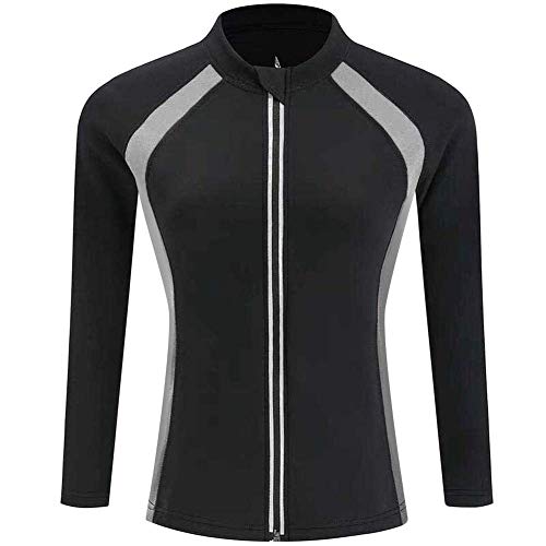 LaLaAreal Fajas Neopreno Sudor Camiseta Mujer Sauna Reducer Compression Suit Ejercicio Chaqueta Reductora Adelgazante P¨¦rdida de Peso para Deporte Fitness Entrenamiento de Cintura LaLaAreal Fajas Neopreno Sudor Camiseta Mujer Sauna Reducer Compression Suit Ejercicio Chaqueta Reductora Adelgazante P¨¦rdida de Peso para Deporte Fitness Entrenamiento de Cintura