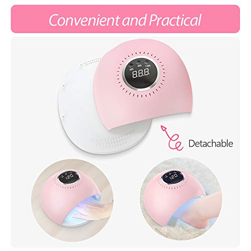 Laluztop Lámpara LED UV Uñas 84W Secador de Uñas Profesional LED UV Gel Curado Máquina con 42 Lámparas de Secado Rápido, Sensor Automático, Temporizador 30s/60s/120s para Todos Gel Laluztop Lámpara LED UV Uñas 84W Secador de Uñas Profesional LED UV Gel Curado Máquina con 42 Lámparas de Secado Rápido, Sensor Automático, Temporizador 30s/60s/120s para Todos Gel