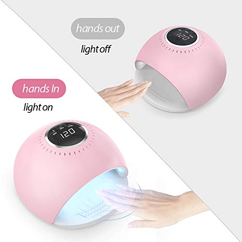Laluztop Lámpara LED UV Uñas 84W Secador de Uñas Profesional LED UV Gel Curado Máquina con 42 Lámparas de Secado Rápido, Sensor Automático, Temporizador 30s/60s/120s para Todos Gel Laluztop Lámpara LED UV Uñas 84W Secador de Uñas Profesional LED UV Gel Curado Máquina con 42 Lámparas de Secado Rápido, Sensor Automático, Temporizador 30s/60s/120s para Todos Gel