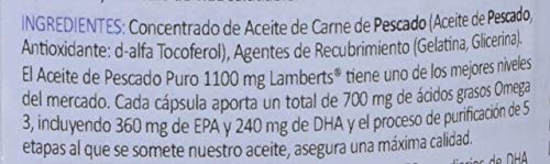 Lamberts Aceite de Pescado 1100 mg - 120 Cápsulas Lamberts Aceite de Pescado 1100 mg - 120 Cápsulas