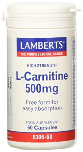 Lamberts L Carnitina 500mg - 60 Cápsulas