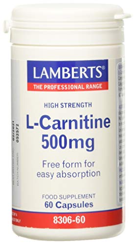 Lamberts L Carnitina 500mg - 60 Cápsulas Lamberts L Carnitina 500mg - 60 Cápsulas