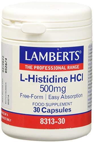 Lamberts L Histidina HCI 500mg - 30 Cápsulas