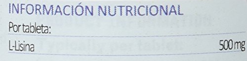 Lamberts L Lisina 500mg - 120 Tabletas Lamberts L Lisina 500mg - 120 Tabletas