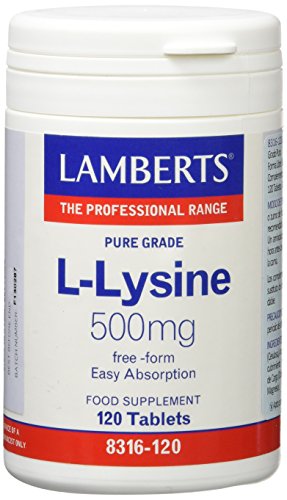 Lamberts L Lisina 500mg - 120 Tabletas