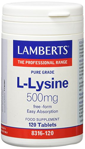 Lamberts L Lisina 500mg - 120 Tabletas Lamberts L Lisina 500mg - 120 Tabletas