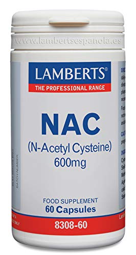 Lamberts Nac N-Acetil Cisteina 600Mg 60 Unidades 80 g Lamberts Nac N-Acetil Cisteina 600Mg 60 Unidades 80 g