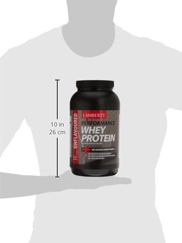 Lamberts Whey Protein Suplemento para Deportistas, sin Sabor - 1000 gr