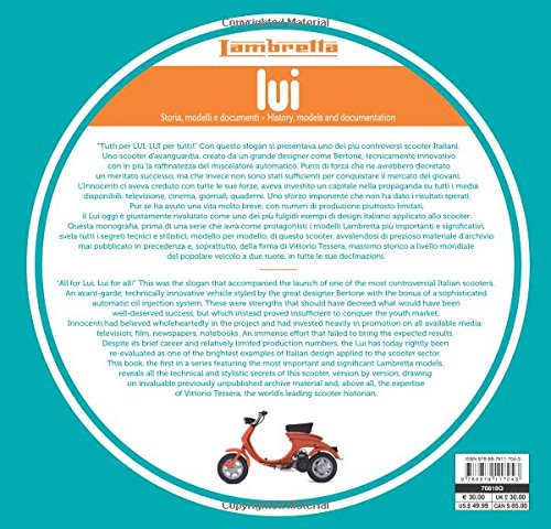 Lambretta «Lui». Storia, modelli e documenti. Ediz. italiana e inglese: History, Models & Documentation (Scooter)