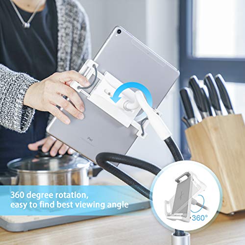 Lamicall Soporte Tablet, Multiángulo Soporte Tablet - Soporte con Cuello de Cisne para 2020 iPad Pro 10.5, 9.7, iPad Air, Air 2, iPad Mini 1 2 3 4, iPhone, Samsung Tab, Switch, Otras Tablets - Negro Lamicall Soporte Tablet, Multiángulo Soporte Tablet - Soporte con Cuello de Cisne para 2020 iPad Pro 10.5, 9.7, iPad Air, Air 2, iPad Mini 1 2 3 4, iPhone, Samsung Tab, Switch, Otras Tablets - Negro