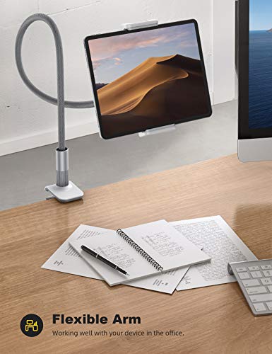 Lamicall Soporte Tablet, Multiángulo Soporte Tablet - Soporte con Cuello de Cisne para 2020 iPad Pro 10.5, 9.7, iPad Mini 2 3 4, iPad Air, Air 2, iPhone, Samsung Tab, Switch, Otras Tablets - Gris Lamicall Soporte Tablet, Multiángulo Soporte Tablet - Soporte con Cuello de Cisne para 2020 iPad Pro 10.5, 9.7, iPad Mini 2 3 4, iPad Air, Air 2, iPhone, Samsung Tab, Switch, Otras Tablets - Gris
