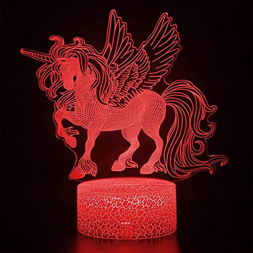 Lámpara de mesa de comedor creativa con luz de atmósfera LED 3D, lámpara de noche para niños, tablero de acrílico interior, lámpara de mesa decorativa para regalo de vacaciones